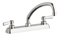 Chicago Faucets W8D-L9E35-369ABCP Workboard Faucet, 8''